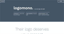 Desktop Screenshot of logomono.com