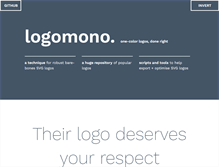 Tablet Screenshot of logomono.com